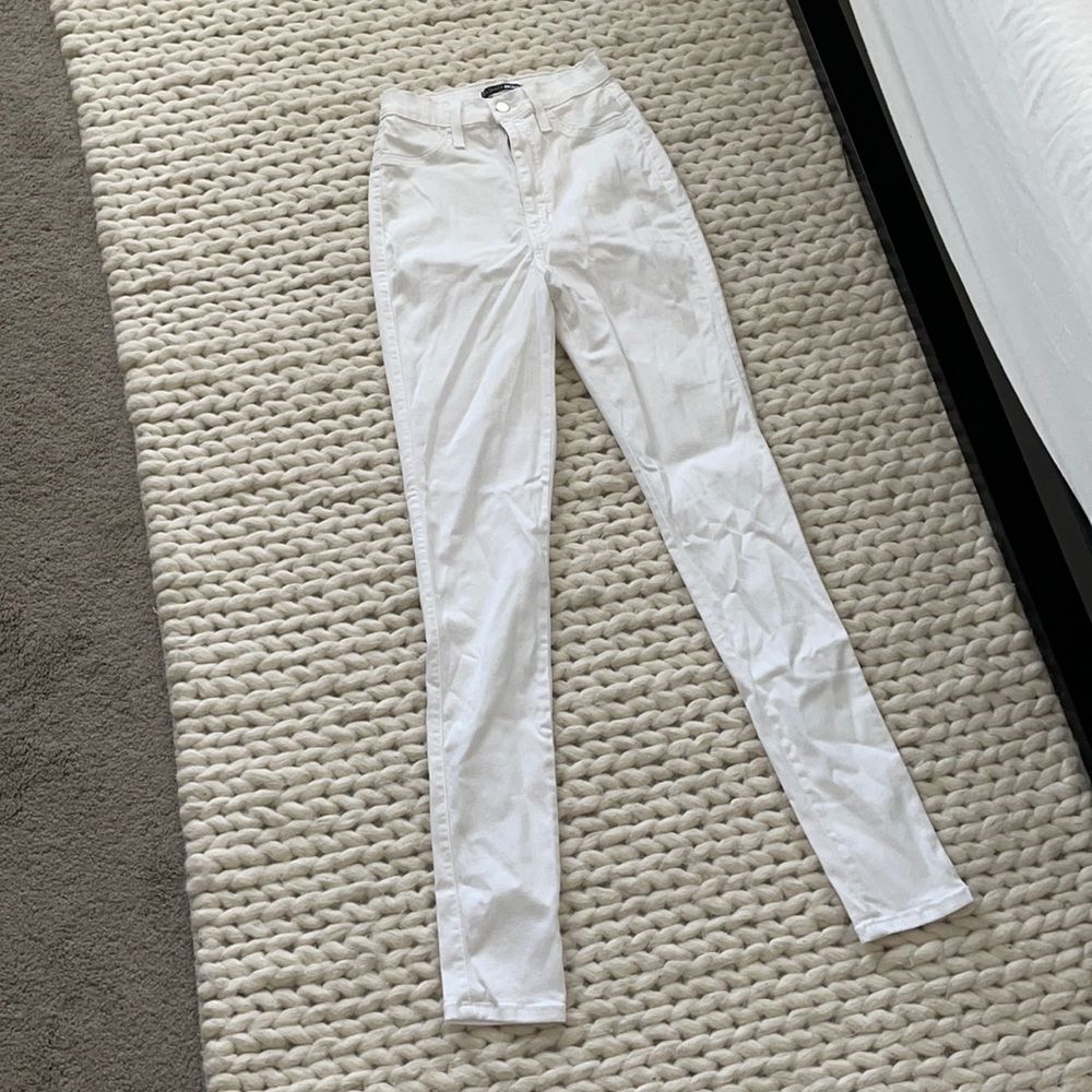 Super high waist skinny size 7 like new